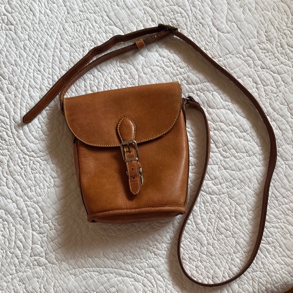 Roots Handbags - Vintage Roots Genuine Leather Crossbody Bag